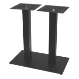 Piètement double de table de restaurant noir Entry Valero-mondialchr.com