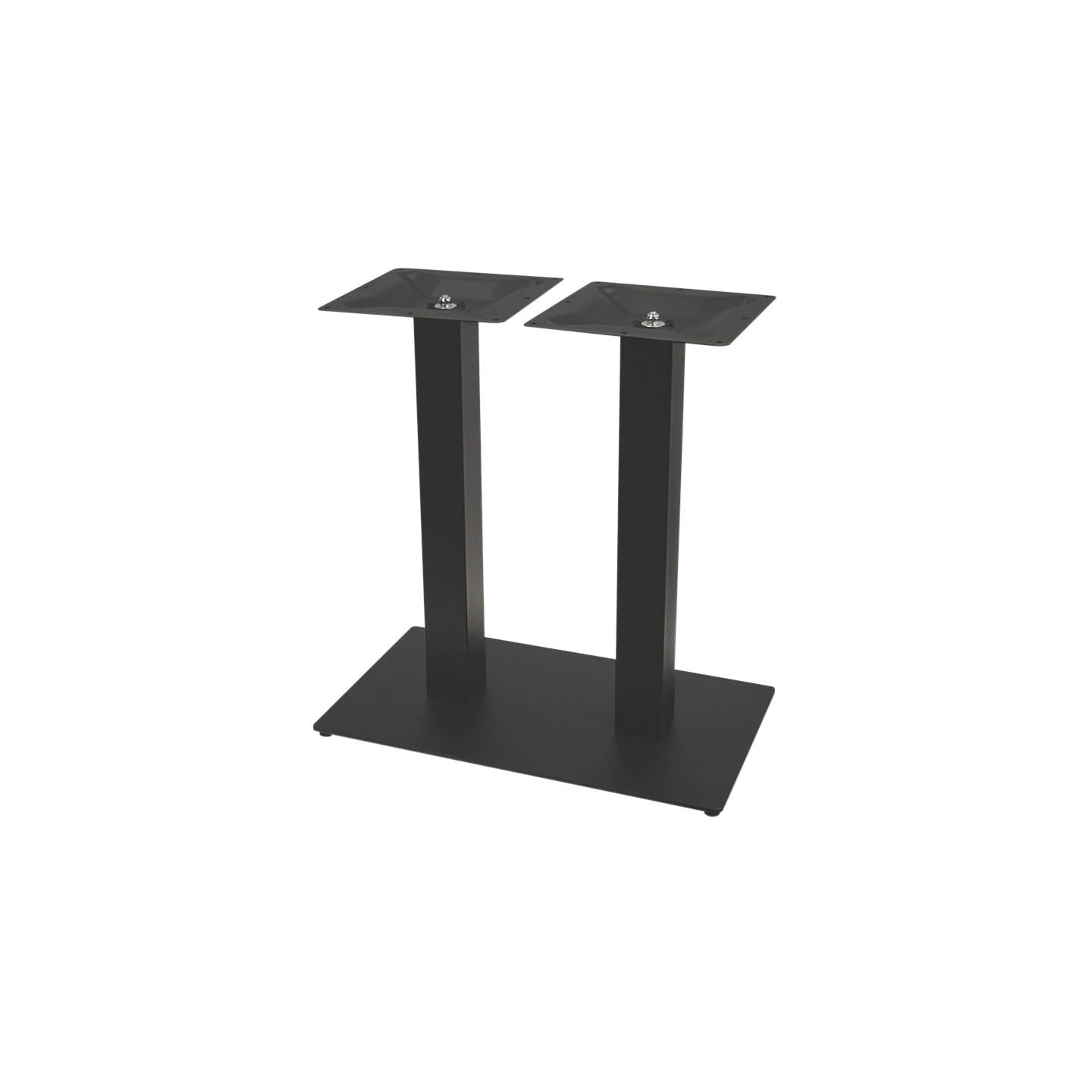 Piètement double de table de restaurant noir Entry Valero-mondialchr.com