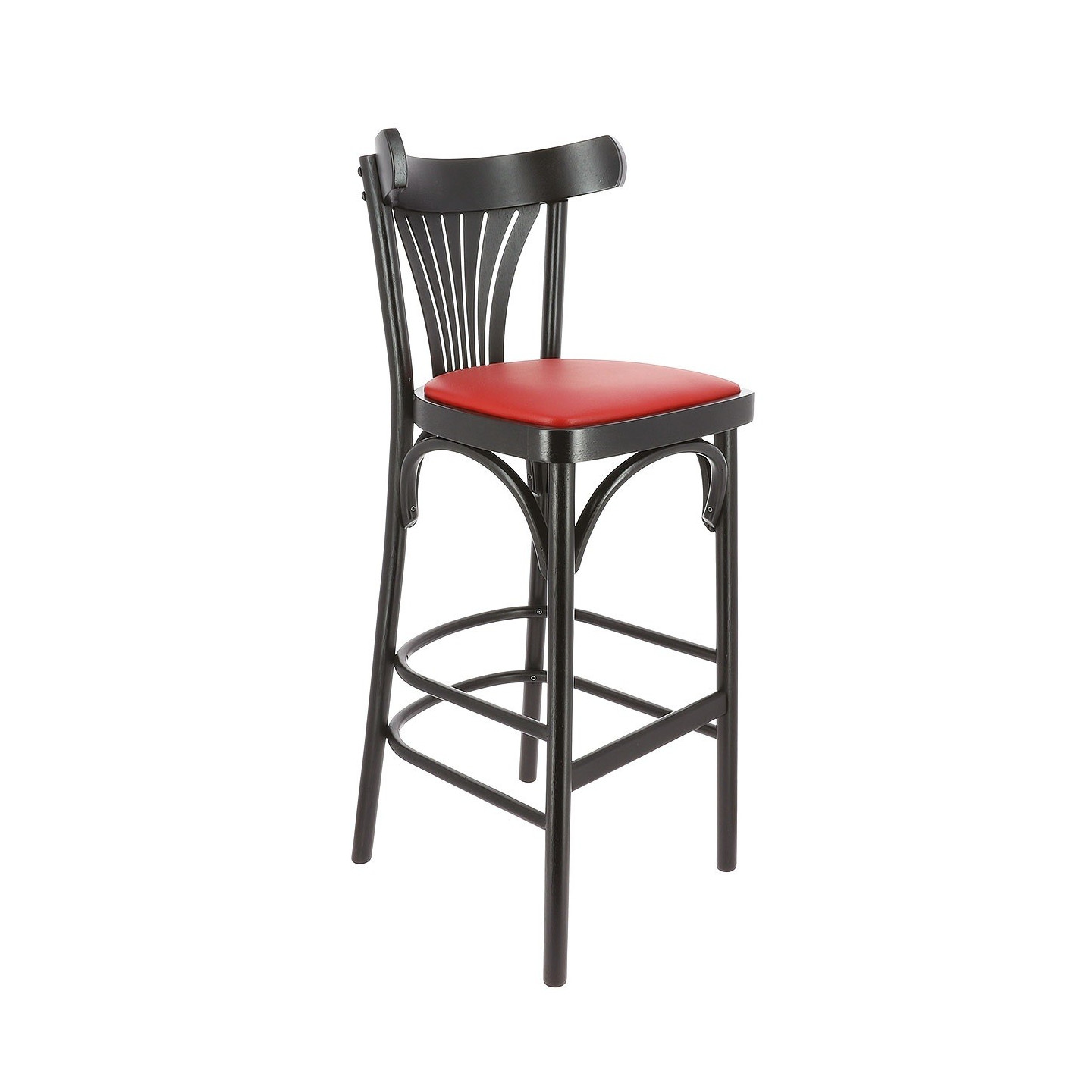 Chaise haute de restaurant New Orleans Hêtre noir Valero-mondialchr.com