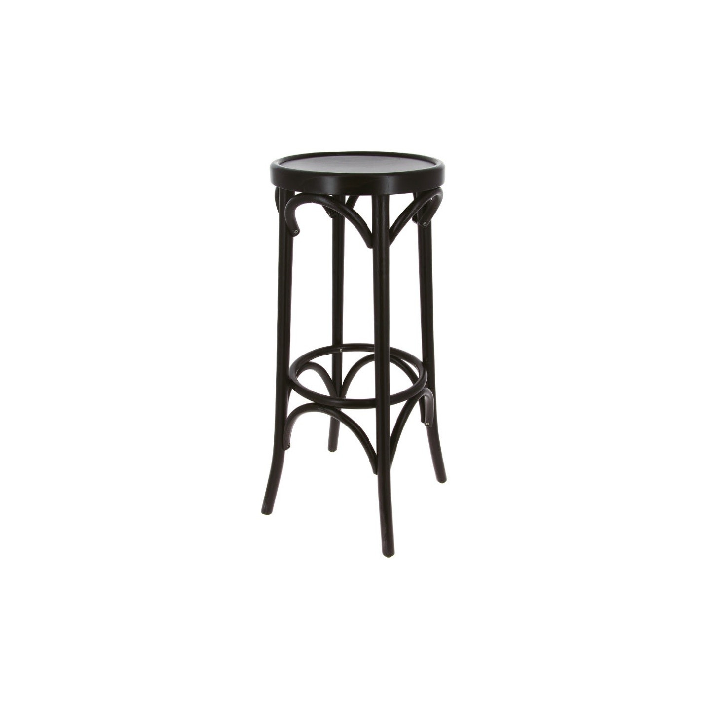 Tabouret de bar New Orleans Hêtre noir Valero-mondialchr.com