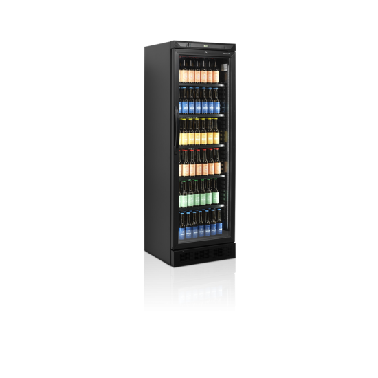 Réfrigérateur à boissons noir CEV425 BLACK 15825 TEFCOLD-mondialchr.com