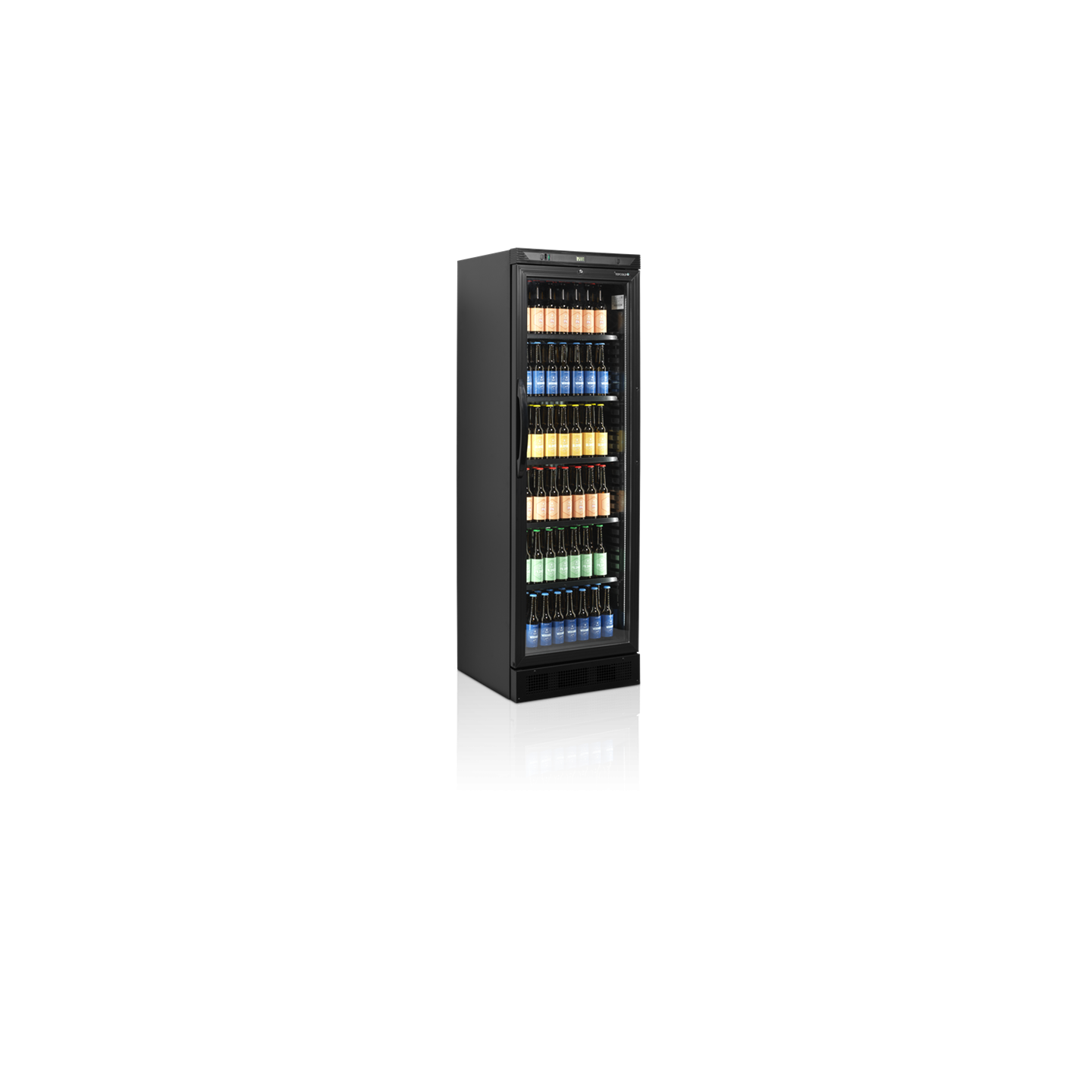 Réfrigérateur à boissons noir CEV425 BLACK 15825 TEFCOLD-mondialchr.com