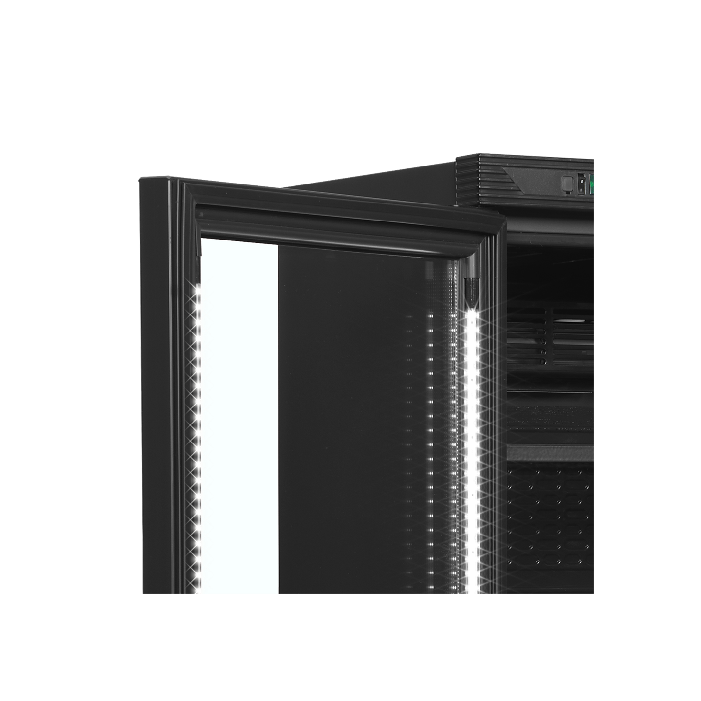 Réfrigérateur à boissons avec charnières côté gauche CEV425 BLACK L H 43909 TEFCOLD-mondialchr.com