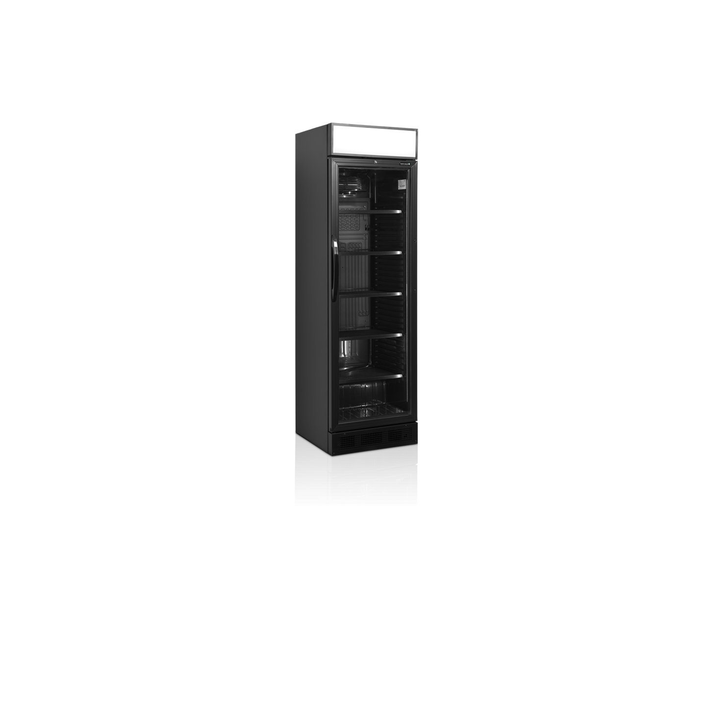 Réfrigérateur à boissons noir CEV425CP BLACK 17141 TEFCOLD-mondialchr.com