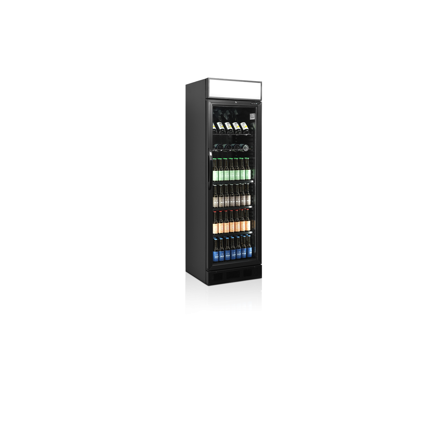 Réfrigérateur à boissons noir CEV425CP BLACK 17141 TEFCOLD-mondialchr.com
