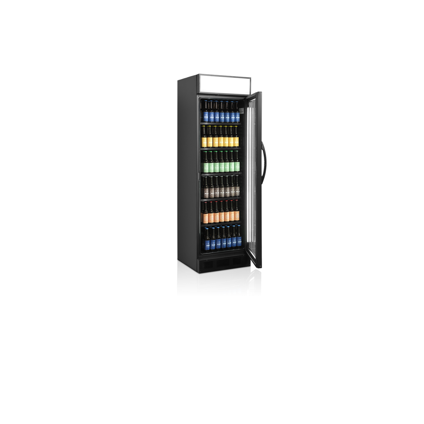 Réfrigérateur à boissons noir CEV425CP BLACK 17141 TEFCOLD-mondialchr.com
