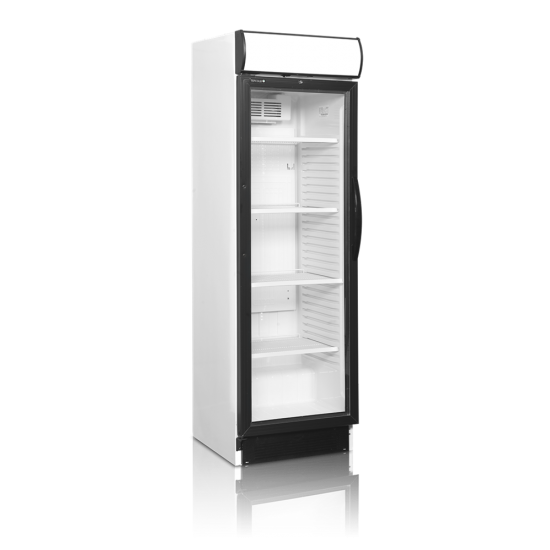 Réfrigérateur à boissons, charnières côté gauche CEV425CP 2 LED L/H 43882 TEFCOLD-mondialchr.com