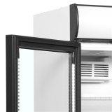 Réfrigérateur à boissons, charnières côté gauche CEV425CP 2 LED L/H  43882 TEFCOLD-mondialchr.com