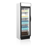 Réfrigérateur à boissons, charnières côté gauche CEV425CP 2 LED L/H  43882 TEFCOLD-mondialchr.com