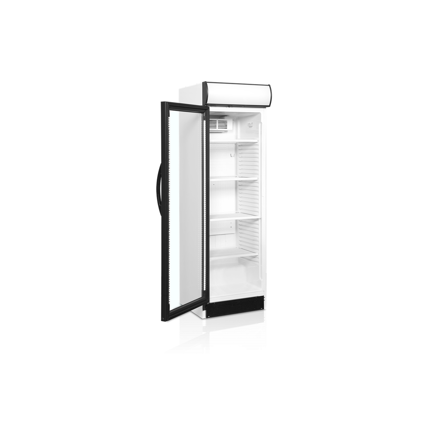 Réfrigérateur à boissons, charnières côté gauche CEV425CP 2 LED L/H  43882 TEFCOLD-mondialchr.com