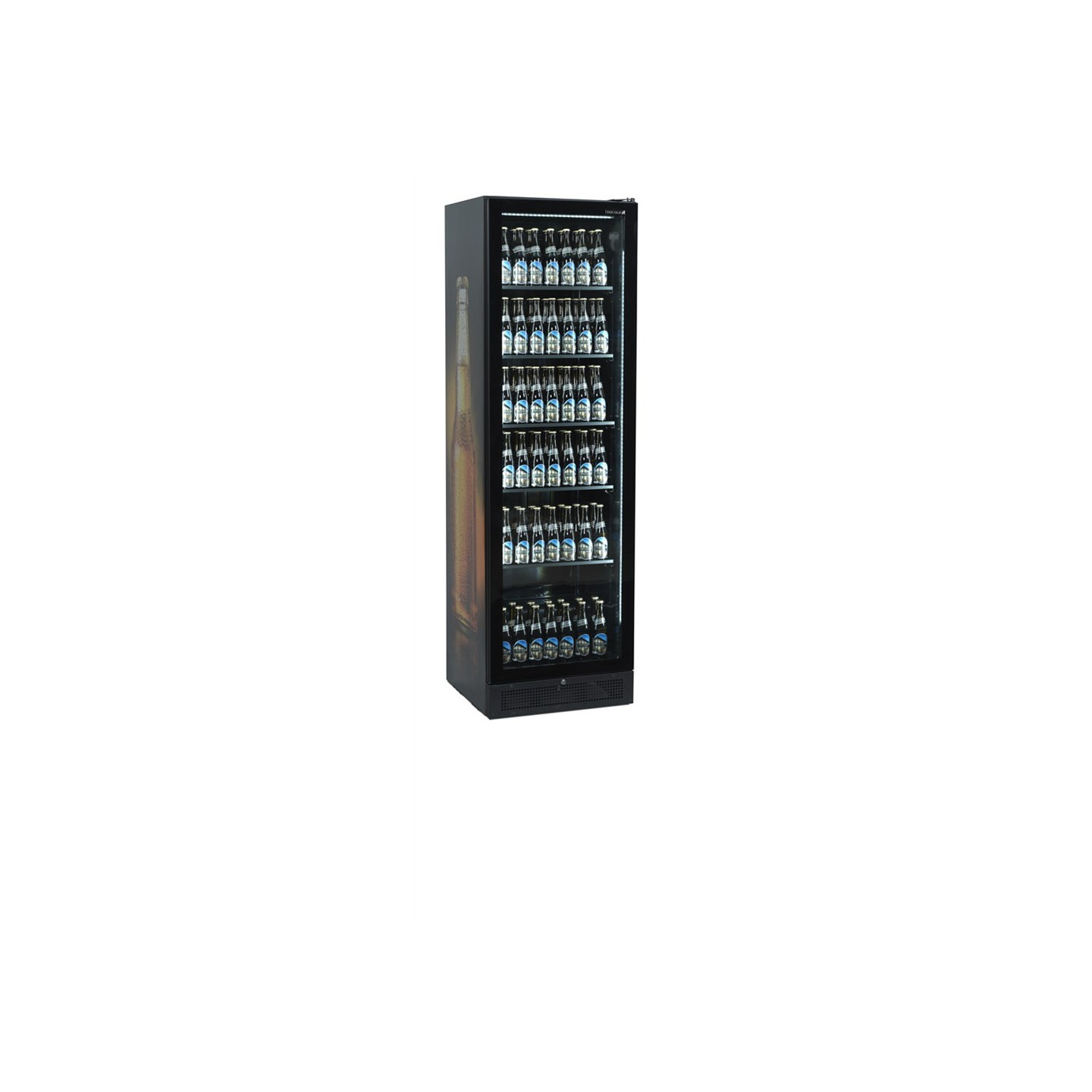 Vitrine réfrigérée noire SCU1425 FRAMELESS  17044 TEFCOLD-mondialchr.com