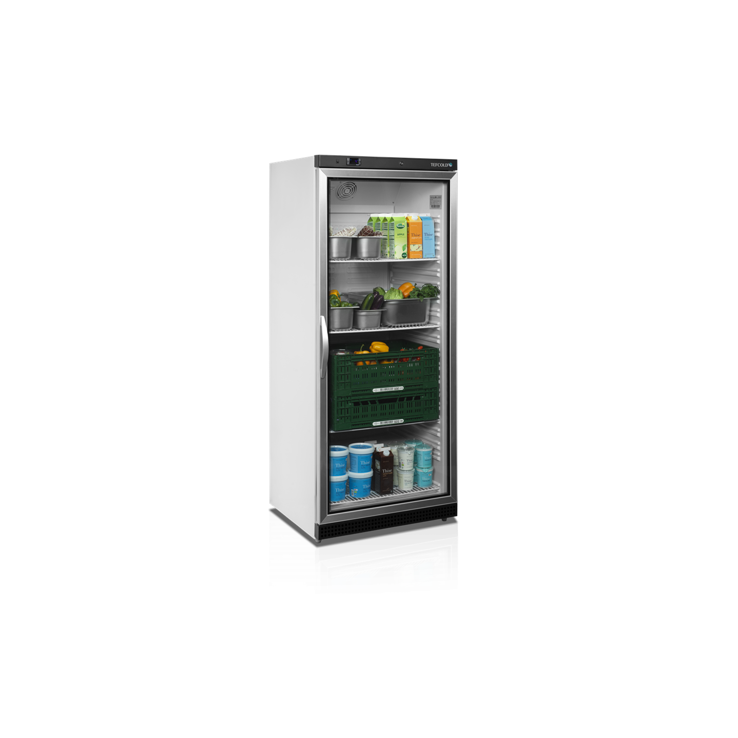 Réfrigérateur vitré GN2/1 UR600G 32945 TEFCOLD-mondialchr.com