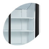 Réfrigérateur vitré FS1002S 2 portes 15946 TEFCOLD-mondialchr.com
