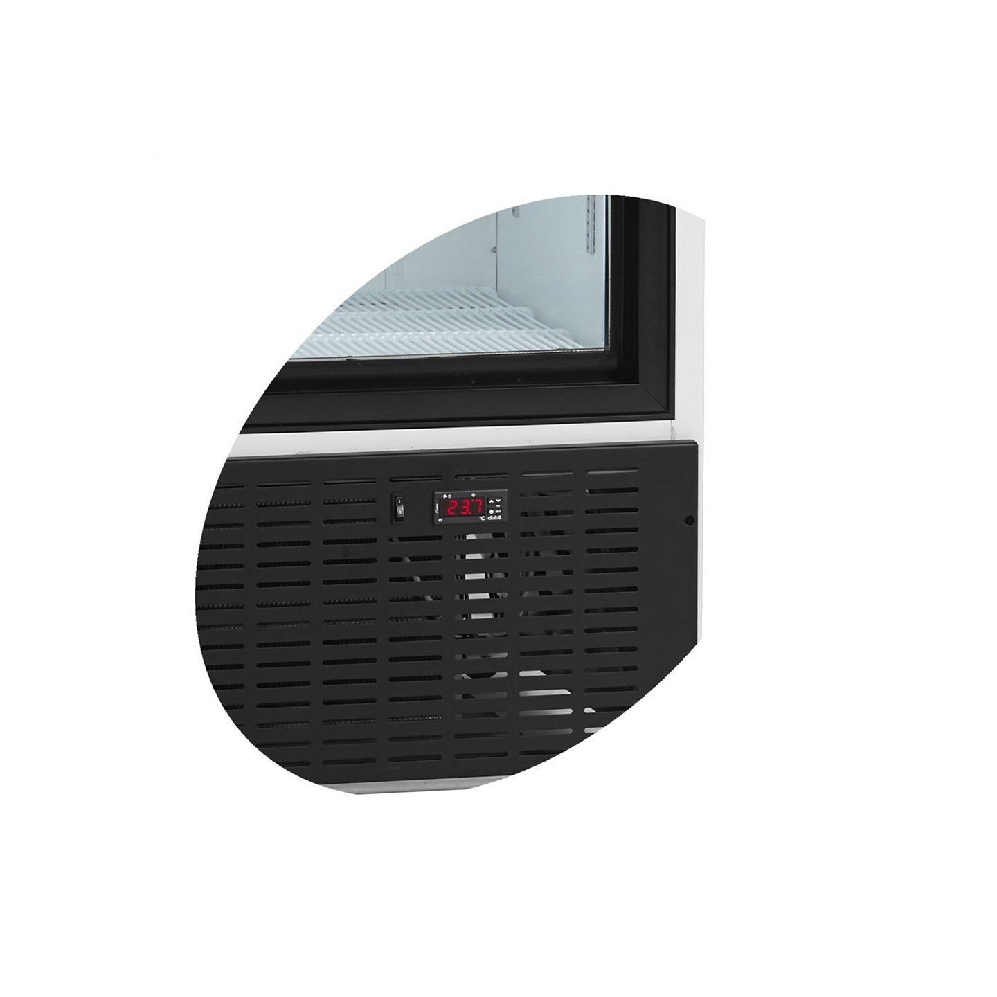 Réfrigérateur vitré FS1002S 2 portes 15946 TEFCOLD-mondialchr.com