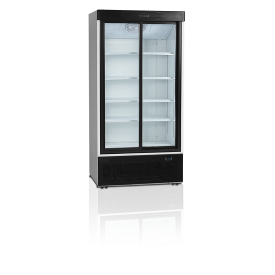 Réfrigérateur vitré FS1002S 2 portes 15946 TEFCOLD-mondialchr.com