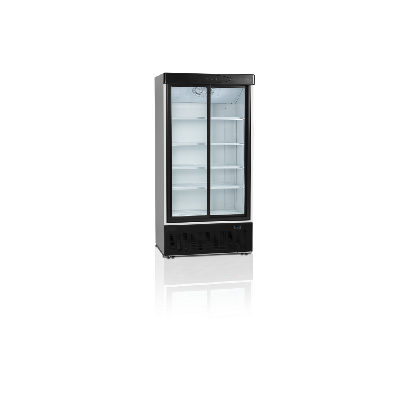 Réfrigérateur vitré FS1002S 2 portes 15946 TEFCOLD-mondialchr.com