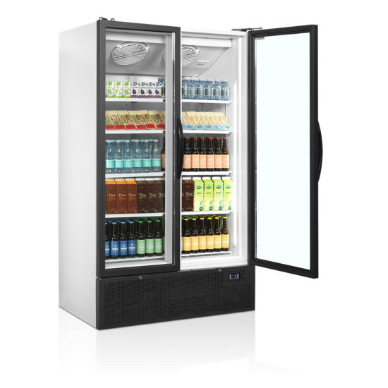 Réfrigérateur vitré FS1202H 2 portes 34449 TEFCOLD-mondialchr.com