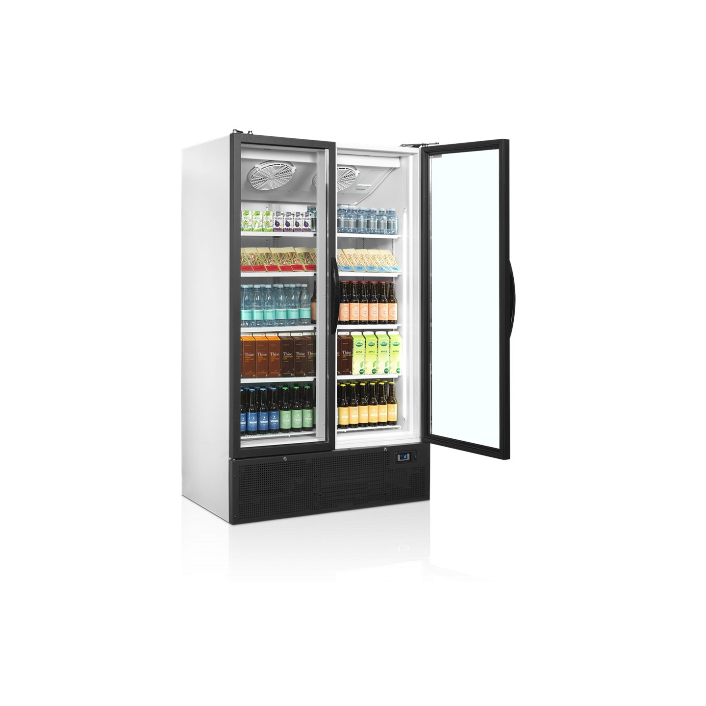 Réfrigérateur vitré  FS1202H 2 portes 34449 TEFCOLD-mondialchr.com