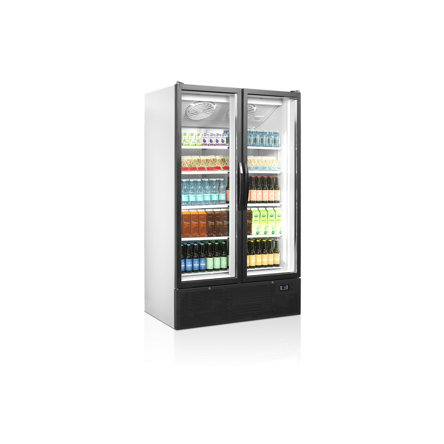 Réfrigérateur vitré  FS1202H 2 portes 34449 TEFCOLD-mondialchr.com