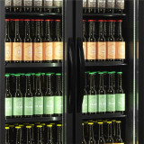 Vitrine réfrigérée noire FS890H BLACK 2 portes 34753 TEFCOLD-mondialchr.com