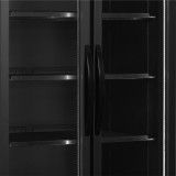 Vitrine réfrigérée noire FS890H BLACK 2 portes 34753 TEFCOLD-mondialchr.com