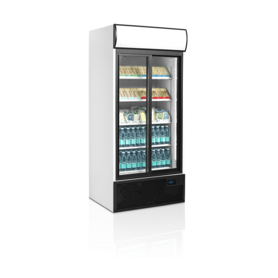 Refroidisseur de présentation FSC890S 2 portes 15971 TEFCOLD-mondialchr.com