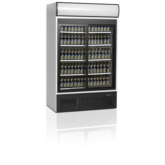Refroidisseur de présentation FSC1200S  2 portes 15961 TEFCOLD-mondialchr.com