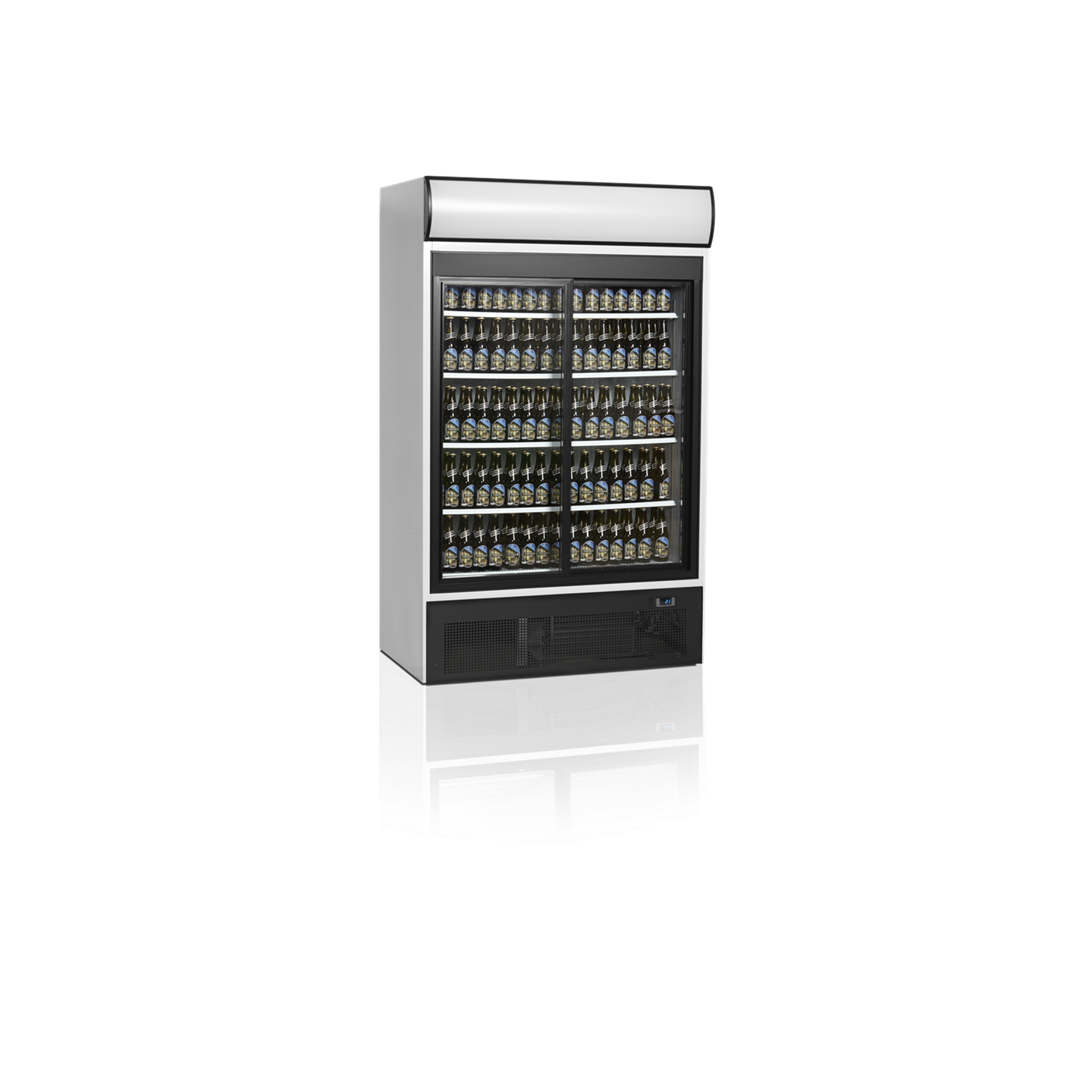 Refroidisseur de présentation FSC1200S  2 portes 15961 TEFCOLD-mondialchr.com