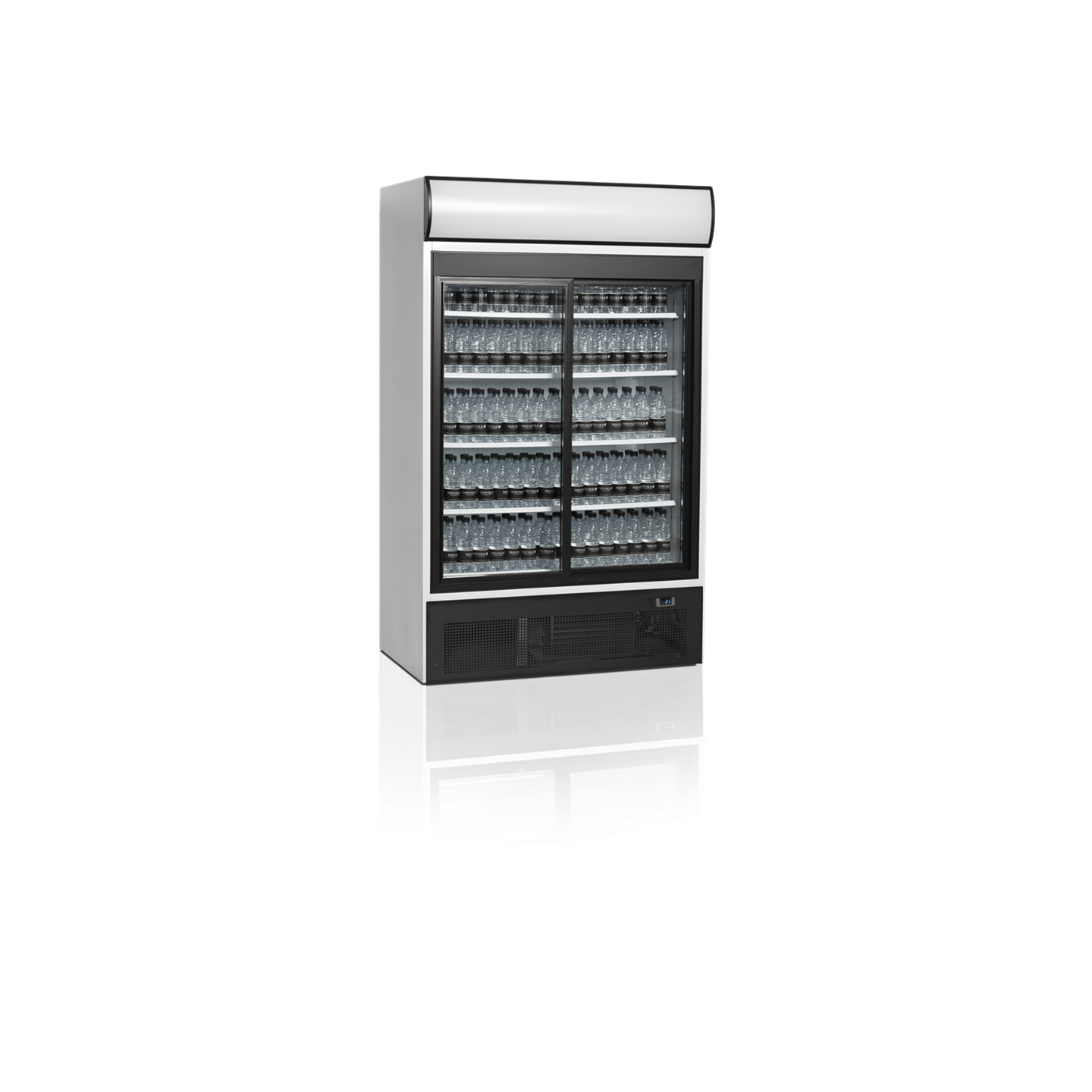 Refroidisseur de présentation FSC1200S  2 portes 15961 TEFCOLD-mondialchr.com