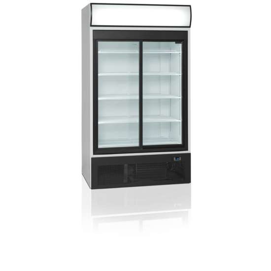 Réfrigérateur vitré FSC1950S 2 portes 15967 TEFCOLD-mondialchr.com