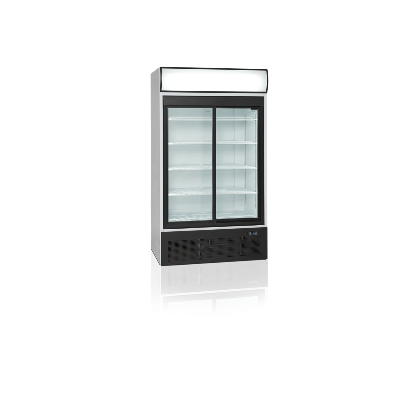 Réfrigérateur vitré FSC1950S 2 portes 15967 TEFCOLD-mondialchr.com