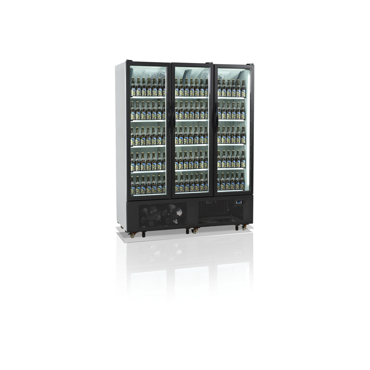 Réfrigérateur vitré FS1600H - 3 portes 15951 TEFCOLD-mondialchr.com