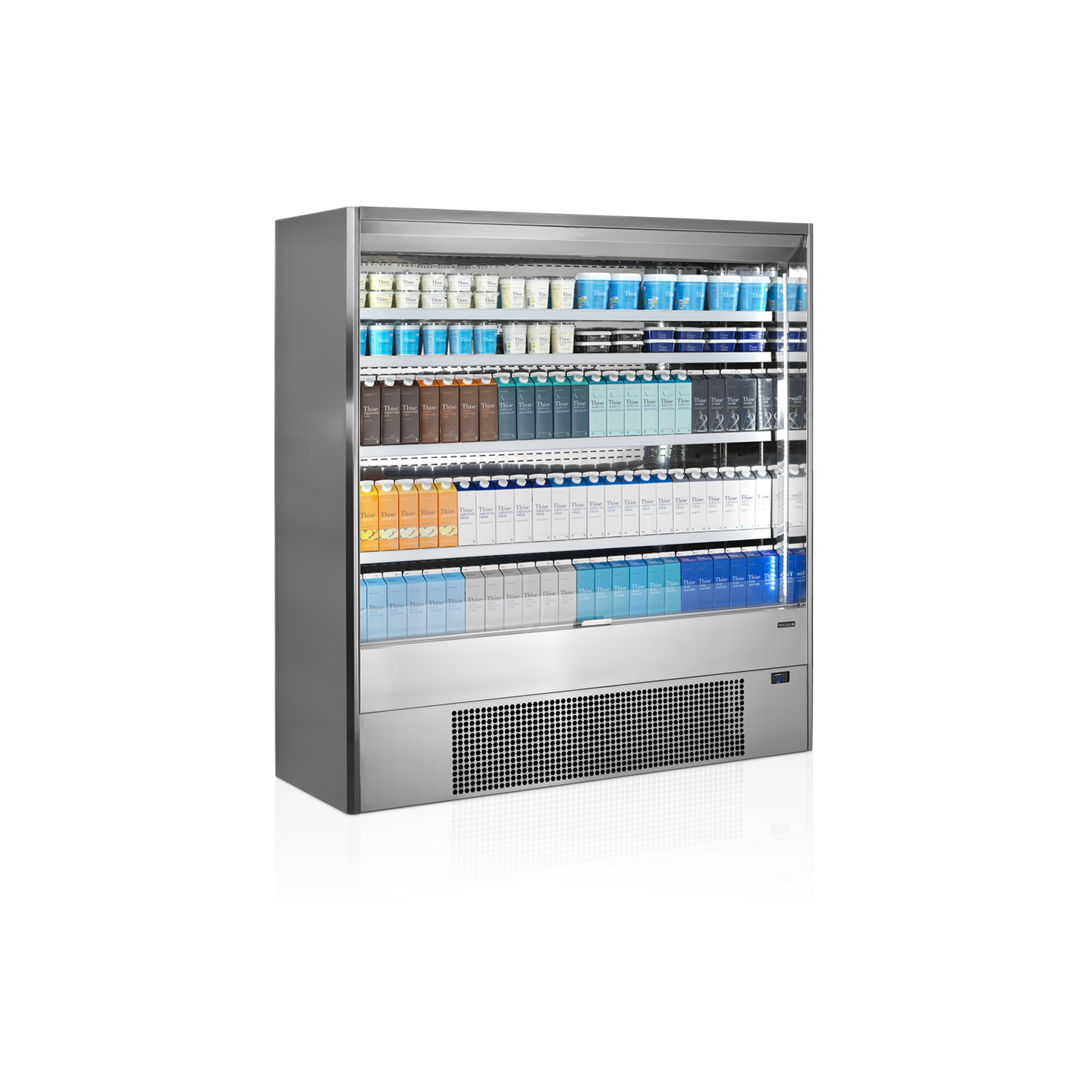 Vitrine réfrigérée inox MD1902X 35332 TEFCOLD-mondialchr.com