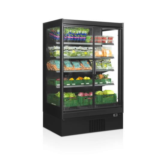 Vitrine réfrigérée pour supermarché à froid positif EXTRA1250CD 38471 TEFCOLD-mondialchr.com