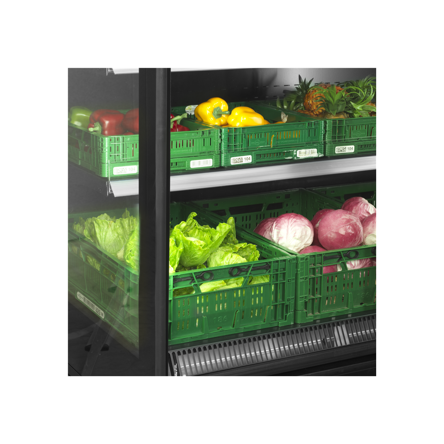 Vitrine réfrigérée pour supermarché à froid positif EXTRA1250CD 38471 TEFCOLD-mondialchr.com