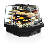 Vitrine réfrigérée libre service basse 600mm Profondeur 740mm NOC60CC TEFCOLD-mondialchr.com