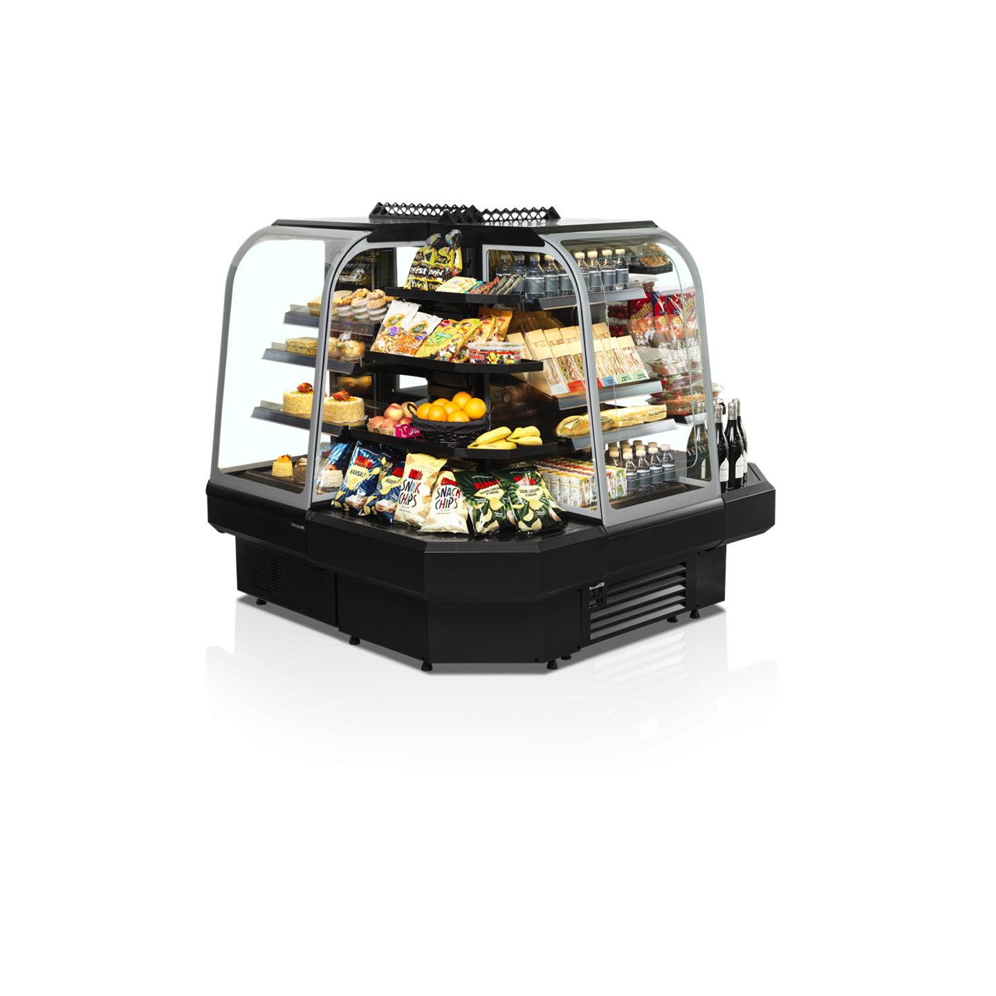 Vitrine réfrigérée libre service basse 600mm Profondeur 740mm NOC60CC TEFCOLD-mondialchr.com