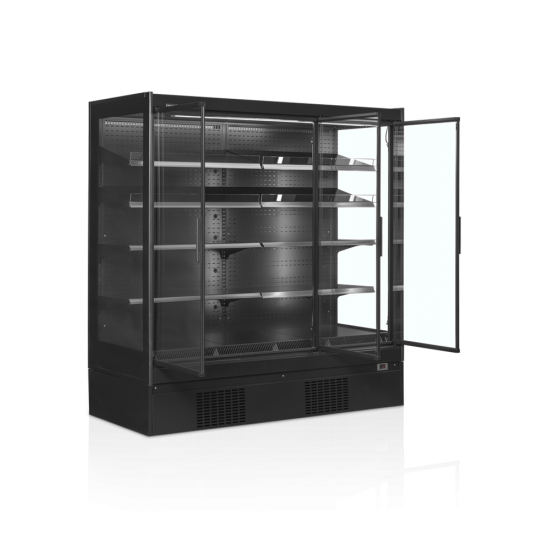 Vitrine réfrigérée pour supermarché à froid positif 1975mm Profondeur 920mm EXTRA1875CD TEFCOLD-mondialchr.com