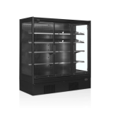 Vitrine réfrigérée pour supermarché à froid positif 1975mm Profondeur  920mm EXTRA1875CD TEFCOLD-mondialchr.com