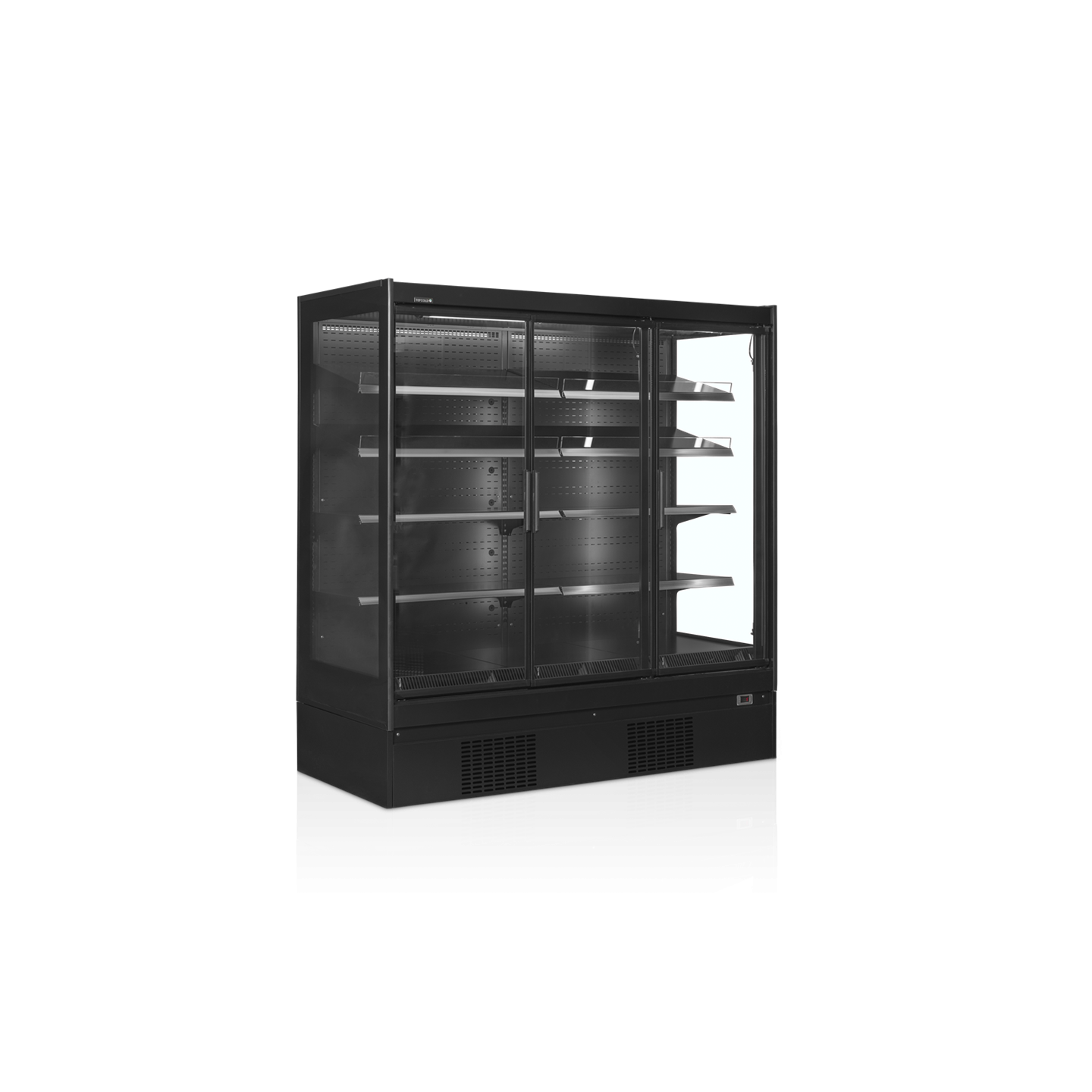Vitrine réfrigérée pour supermarché à froid positif 1975mm Profondeur  920mm EXTRA1875CD TEFCOLD-mondialchr.com