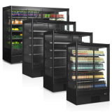 Vitrine réfrigérée pour supermarché à froid positif 2600mm Profondeur 920mm EXTRA2500CD TEFCOLD-mondialchr.com