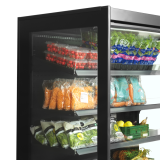 Vitrine réfrigérée pour supermarché à froid positif 2600mm Profondeur 920mm EXTRA2500CD TEFCOLD-mondialchr.com