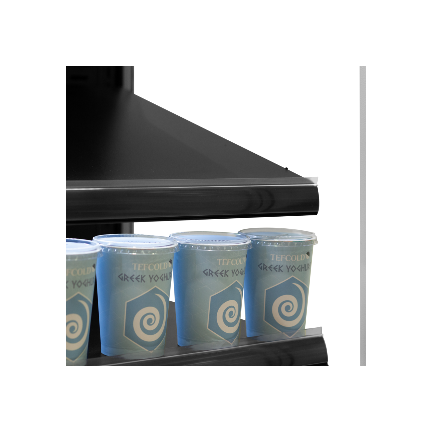 Vitrine réfrigérée pour supermarché à froid positif 1310mm Profondeur 740mm PC1250B TEFCOLD-mondialchr.com