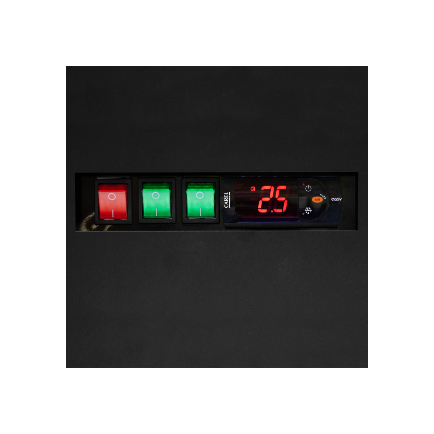 Vitrine réfrigérée pour supermarché à froid positif 1310mm Profondeur 740mm PC1250B TEFCOLD-mondialchr.com