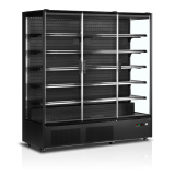 Vitrine réfrigérée pour supermarché à froid positif 1935mm Profondeur 740mm PC1870B TEFCOLD-mondialchr.com