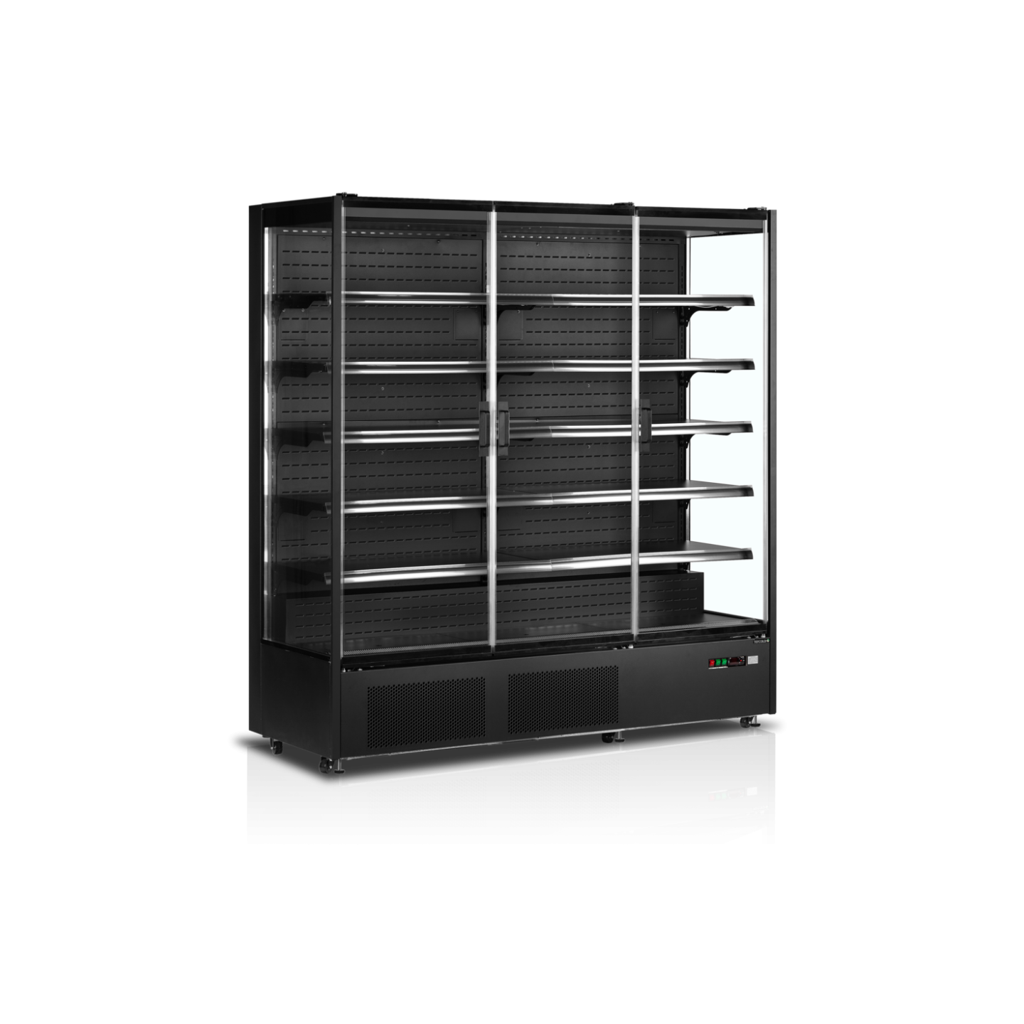 Vitrine réfrigérée pour supermarché à froid positif 1935mm Profondeur 740mm PC1870B TEFCOLD-mondialchr.com