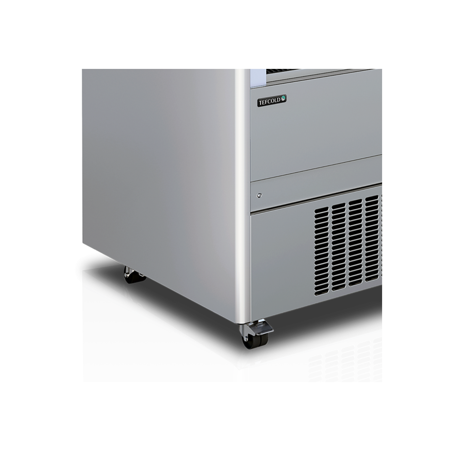 Vitrine réfrigérée inox  868mm Profondeur 740mm  MCX90M TEFCOLD-mondialchr.com