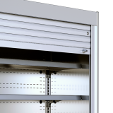 Vitrine réfrigérée inox  868mm Profondeur 740mm  MCX90M TEFCOLD-mondialchr.com