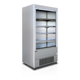 Vitrine réfrigérée inox 1312mm Profondeur 740mm CX130M TEFCOLD-mondialchr.com