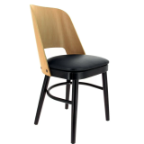 Chaise d'intérieur en bois Colisée bicolore Valero-mondialchr.com